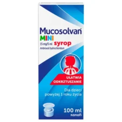 Mucosolvan Mini, 15 mg/5 ml, syrop, 100 ml