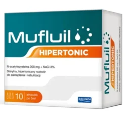 Mufluil Hipertonic, roztwór do nebulizacji, 5 ml x 10 ampułek