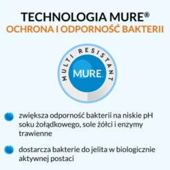 Multilac 60+, kapsułki, synbiotyk (probiotyk + prebiotyk), 20 szt.