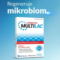 Multilac, kapsułki, synbiotyk (probiotyk +prebiotyk), 10 szt.