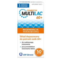 Multilac 60+, kapsułki, 50 szt.