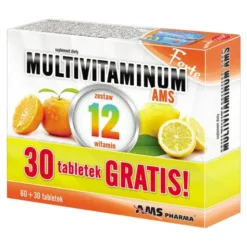 Multivitaminum AMS Forte, tabletki, 60 szt. + 30 szt.