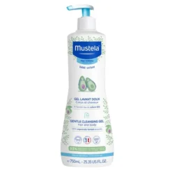 Mustela Bebe-Enfant, delikatny żel do mycia z organicznym awokado, 750 ml