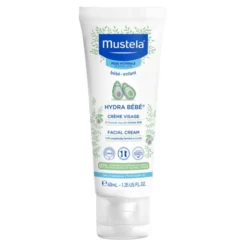 Mustela Hydra Bebe, krem do twarzy z organicznym awokado, 40 ml