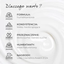my'BIO, nawilżający balsam humektantowy do ciała, 400 ml