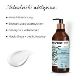 my'BIO, nawilżający balsam humektantowy do ciała, 400 ml