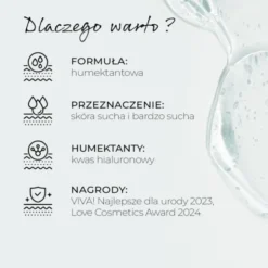my'BIO, nawilżający żel pod prysznic, humektantowy, 500 ml