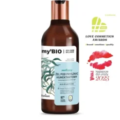my'BIO, nawilżający żel pod prysznic, humektantowy, 500 ml