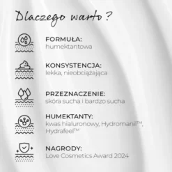 my'BIO, nawilżający krem do stóp, humektantowy, 100 ml