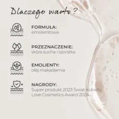 my'BIO, odżywczy żel pod prysznic, emolientowy, 500 ml