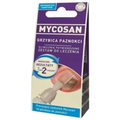 Mycosan Grzybica Paznokci, zestaw do leczenia, serum 5 ml + 10 pilniczków