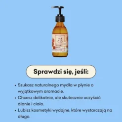 Mydlarnia 4Szapki, naturalne mydło w płynie Pieczone Jabłko, 300 ml