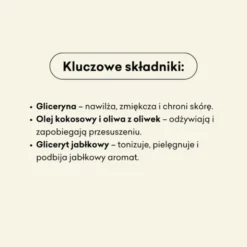 Mydlarnia 4Szapki, naturalne mydło w płynie Pieczone Jabłko, 300 ml