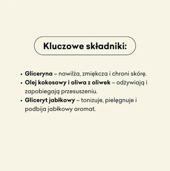 Mydlarnia 4Szapki, naturalne mydło w płynie Pieczone Jabłko, 300 ml