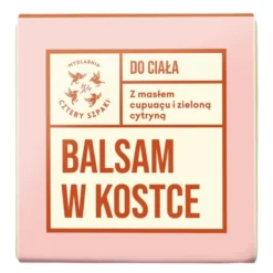 Mydlarnia 4 Szpaki, balsam do ciała w kostce z masłem cupuacu i zieloną herbatą, 55 g