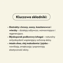 Mydlarnia 4 Szpaki, Balsam do ciała Leśny, Brzoza i Błyskoporek, 210 ml
