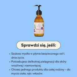 Mydlarnia 4 Szpaki, Bombelek, naturalne mydło w płynie od 1. dnia życia, 300 ml