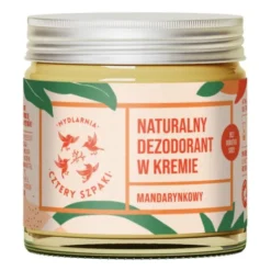 Mydlarnia 4 Szpaki, delikatny dezodorant w kremie, mandarynkowy, 60 ml