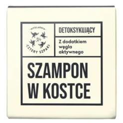 Mydlarnia 4 Szpaki, detoksykujący szampon w kostce, 75 g