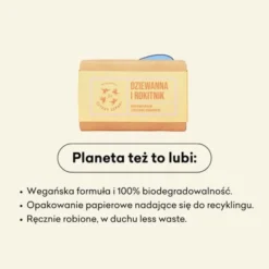 Mydlarnia 4 Szpaki, Dziewanna i Rokitnik, naturalne mydło w kostce, 110 g