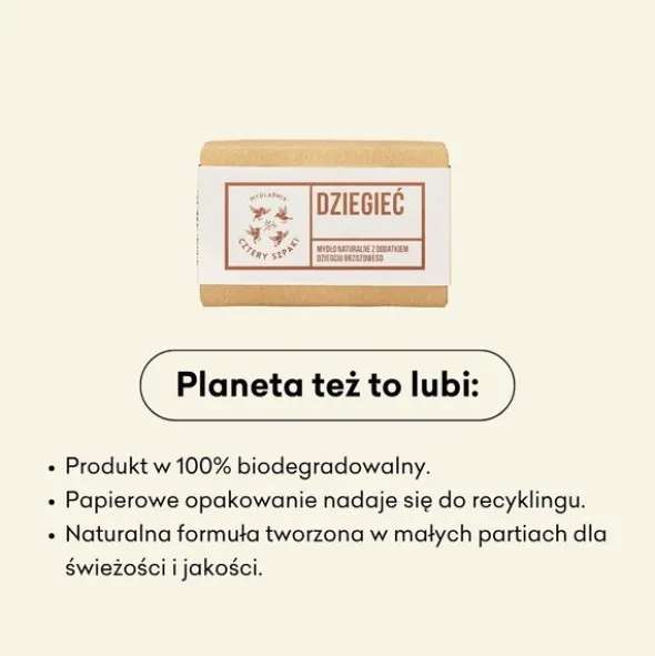 Mydlarnia 4 Szpaki, Dzięgieć, mydło w kostce na problemy skórne, 110 g