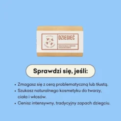 Mydlarnia 4 Szpaki, Dzięgieć, mydło w kostce na problemy skórne, 110 g