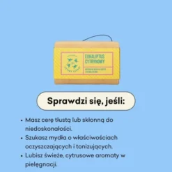 Mydlarnia 4 Szpaki, Eukaliptus Cytrynowy, naturalne mydło w kostce, 110 g