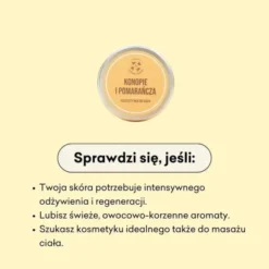 Mydlarnia 4 Szpaki, Konopie i Pomarańcza, mus do ciała, 150 ml