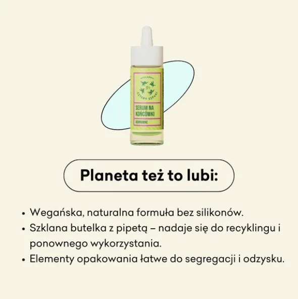 Mydlarnia 4 Szpaki, Leśna Róża, ochronne serum na końcówki, 30 ml