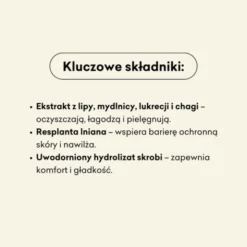 Mydlarnia 4 Szpaki, Lipa i Mydlnica żel myjący do twarzy, 100 ml