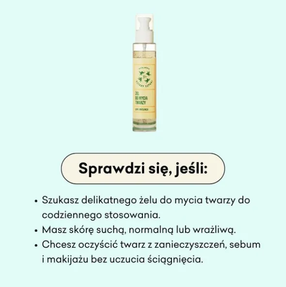 Mydlarnia 4 Szpaki, Lipa i Mydlnica żel myjący do twarzy, 100 ml