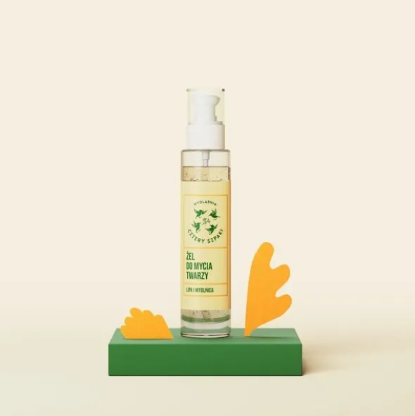 Mydlarnia 4 Szpaki, Lipa i Mydlnica żel myjący do twarzy, 100 ml