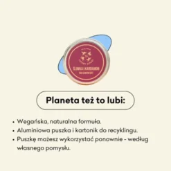 Mydlarnia 4 Szpaki, Śliwka i Kardamon, balsam do ust, 15 ml