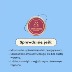Mydlarnia 4 Szpaki, Śliwka i Kardamon, balsam do ust, 15 ml