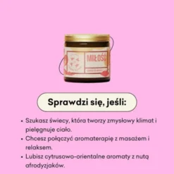 Mydlarnia 4 Szpaki, Miłość, świeca do masażu, 120 ml