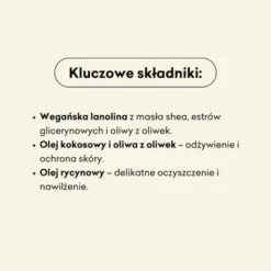 Mydlarnia 4 Szpaki, Miś z wegańską lanoliną, naturalne mydło w kostce, 110 g