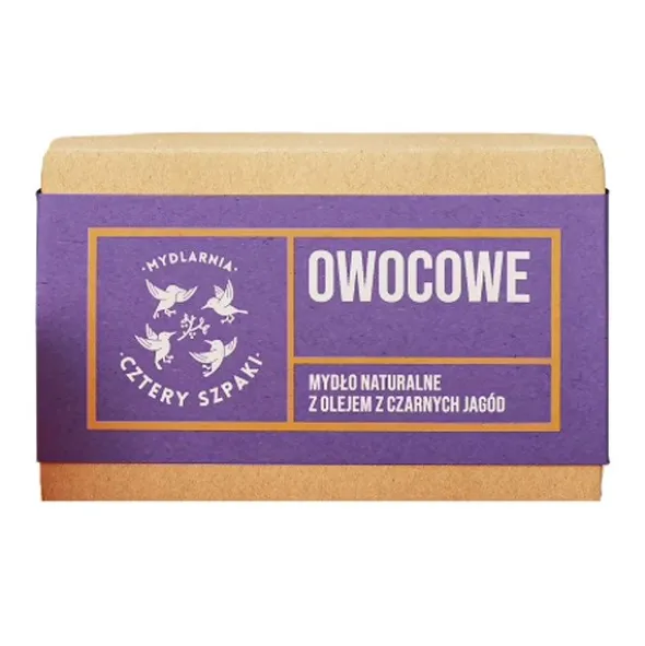 Mydlarnia 4 Szpaki, naturalne mydło w kostce, Owocowe, 110 g