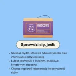 Mydlarnia 4 Szpaki, naturalne mydło w kostce, Owocowe, 110 g