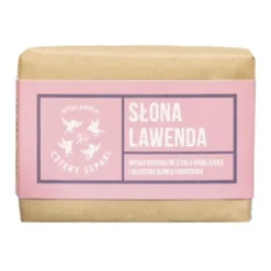 Mydlarnia 4 szpaki, naturalne mydło w kostce, Słona Lawenda, 110 g