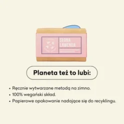 Mydlarnia 4 szpaki, naturalne mydło w kostce, Słona Lawenda, 110 g