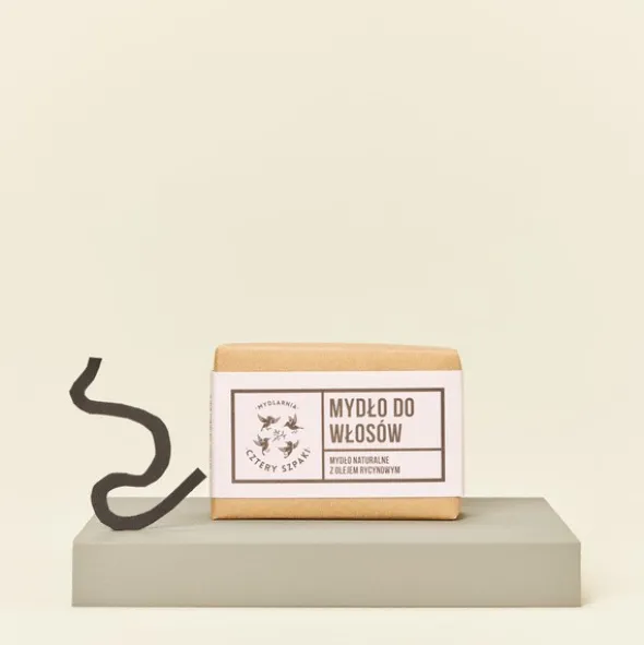 Mydlarnia 4 Szpaki, Naturalne mydło w kostce do włosów, 110 g
