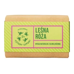 Mydlarnia 4 Szpaki, naturalne mydło w kostce, Leśna Róża, 110 g
