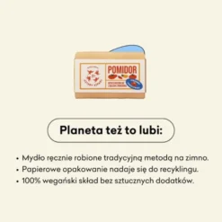 Mydlarnia 4 Szpaki, naturalne mydło w kostce, Pomidor, 110 g