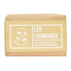 Mydlarnia 4 Szpaki, naturalne mydło w kostce, Len i Rumianek, 110 g
