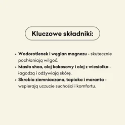 Mydlarnia 4 Szpaki, naturalny dezodorant w kremie bezzapachowy, bez dodatku sody, 60 ml