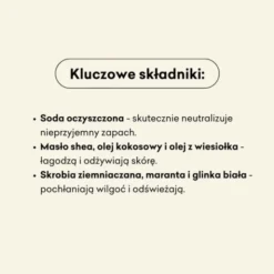 Mydlarnia 4 Szpaki, Naturalny dezodorant w kremie, bezzapachowy, 60 ml