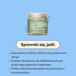 Mydlarnia 4 Szpaki, naturalny dezodorant w kremie, truskawka i werbena, bez dodatku sody, 60 ml