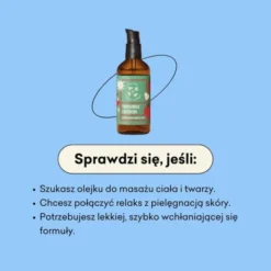 Mydlarnia 4 Szpaki, olejek do masażu ciała i twarzy, truskawka i werbena, 100 ml