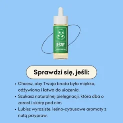 Mydlarnia 4 Szpaki, olejek do pielęgnacji brody Leśny, 30 ml
