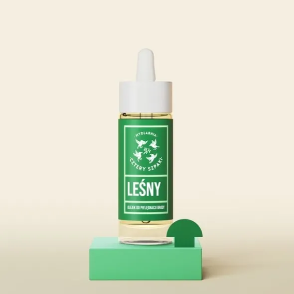 Mydlarnia 4 Szpaki, olejek do pielęgnacji brody Leśny, 30 ml